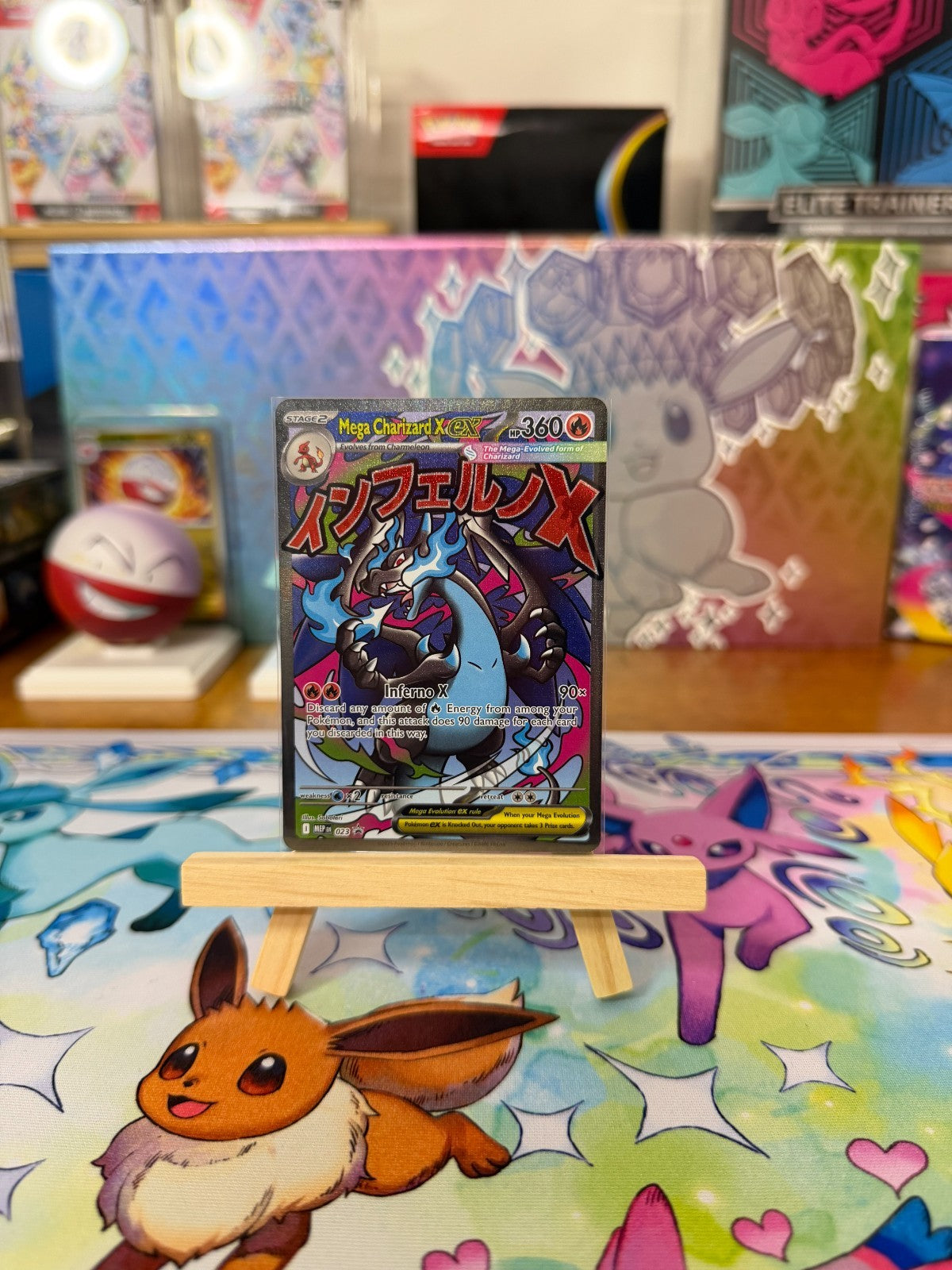 Mega Charizard X ex 023 Promo Mega Evolutions Pokemon Card NM/M