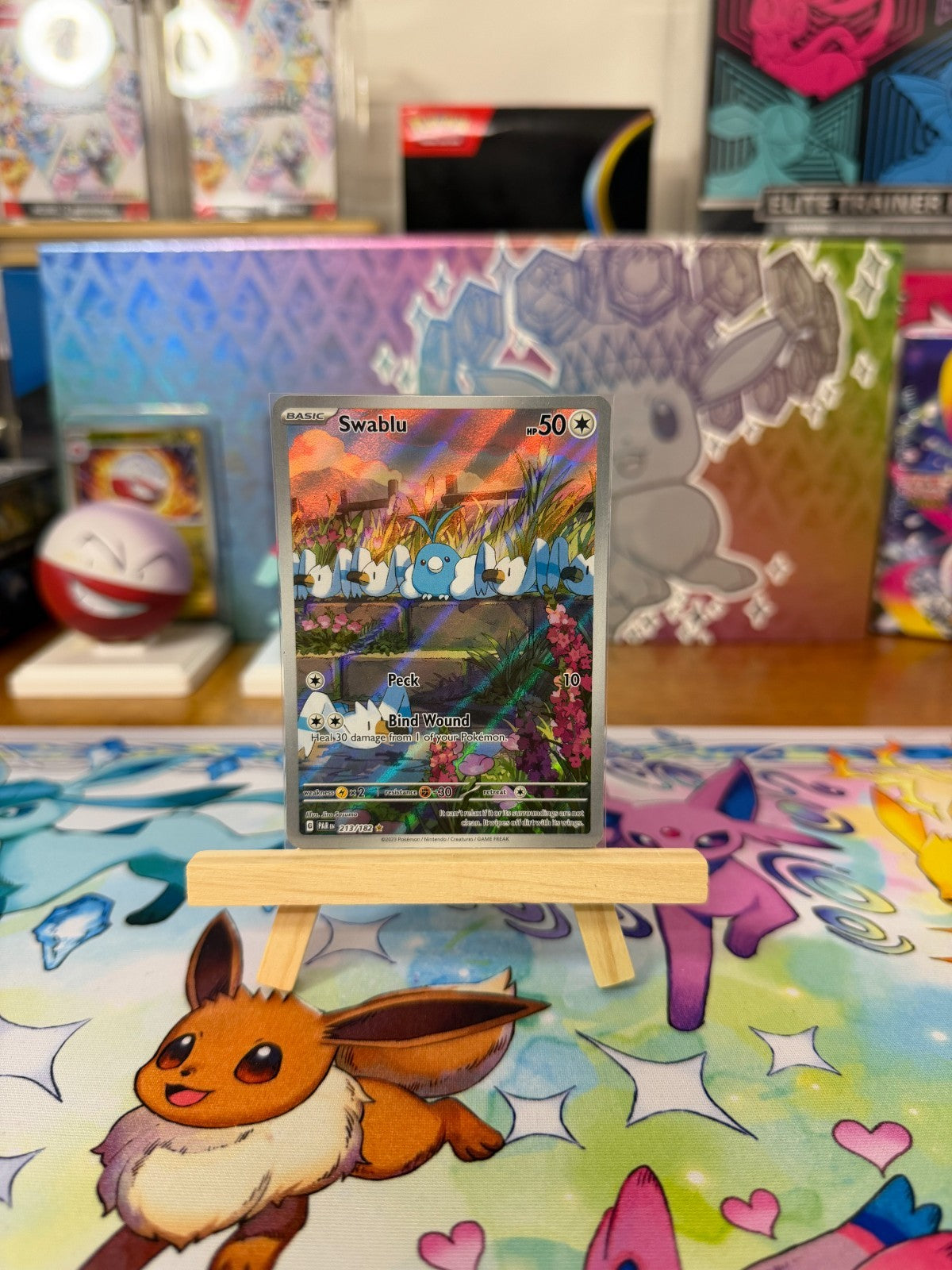 Swablu 213/182 Illustration Rare Paradox Rift Pokemon Card NM/M