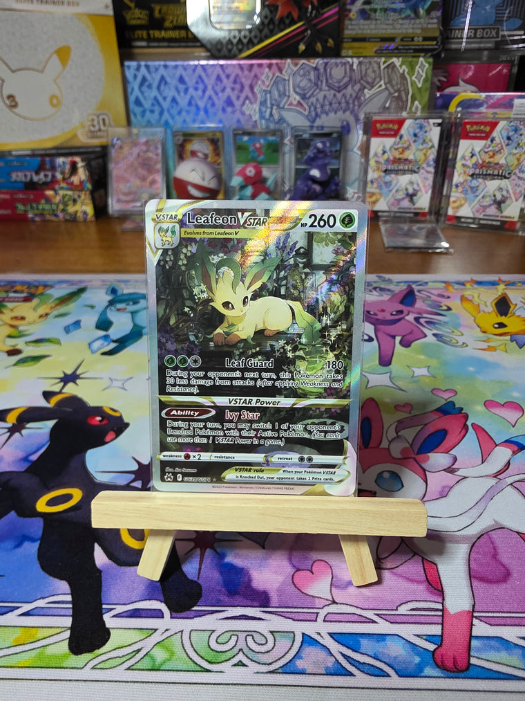 Leafeon VSTAR - GG35/GG70 - Crown Zenith: Galarian Gallery - English - Rare Holo VSTAR