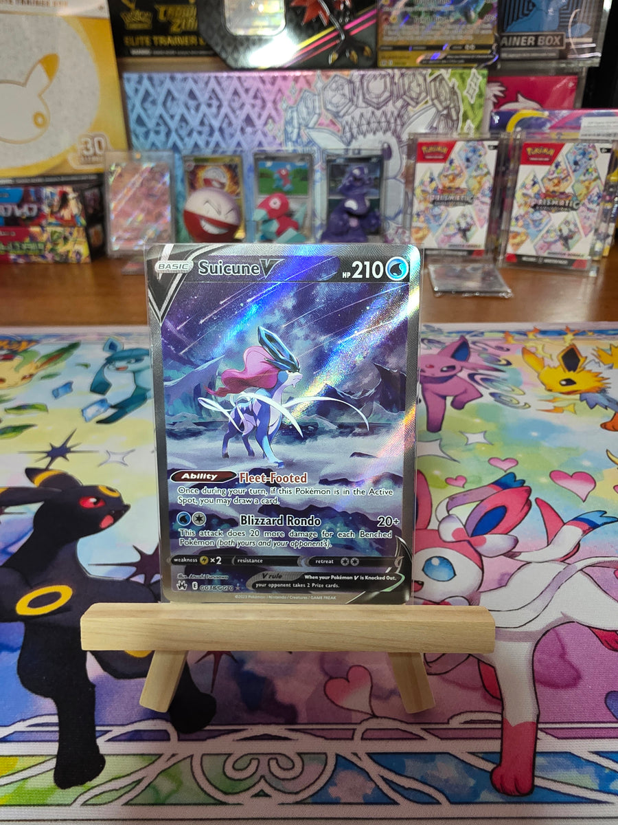 Suicune V - GG38/GG70 - Crown Zenith: Galarian Gallery - English - Rare Holo V